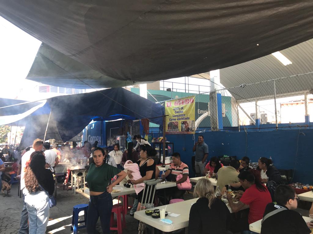Tianguis de comida de Progreso en Jiutepec